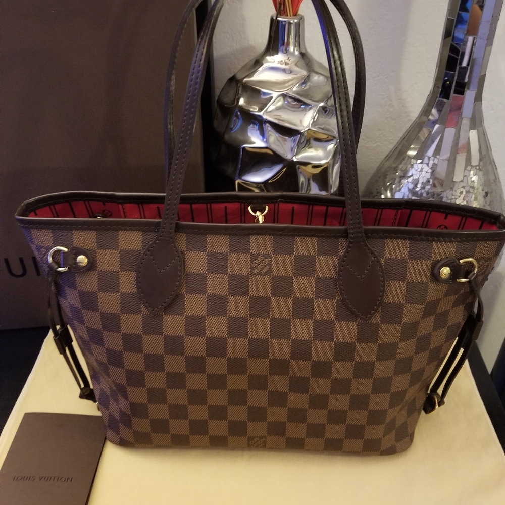 Louis Vuitton Neverfull PM damier bag LV purse